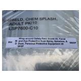 Pack of 10 Wrap-Around Safety Face Shields