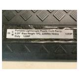 Portable Plastic Curb Ramp, 4.25-Inch Rise
