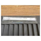 Two Black Louvered Window Shutters