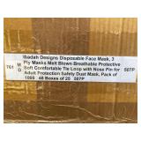 1000 Disposable 3-Ply Face Masks