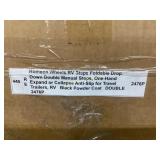 Homeon Wheels RV Steps Foldable Drop Down