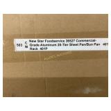 New Star 20-Tier Aluminum Bun Pan Rack