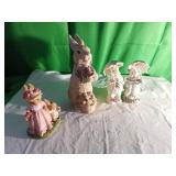 4 Easter Figurines in Assorted Styles