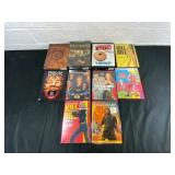 10 Mixed VHS and DVDs