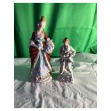Porcelain Figurines Set of Four Decorative Pieces