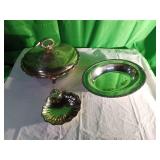 3 Silver-Plated Serving Bowls
