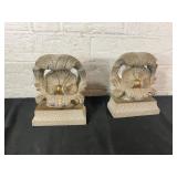 Decorative Cast Resin Bookends