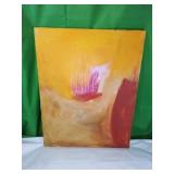 Abstract Oil on Canvas Painting