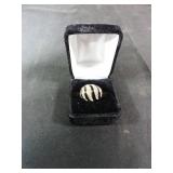 Menï¿½s Gold Plated Ring with CZ Accents