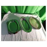 8 Silver-Plated Serving Trays and Accessories