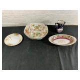 4 Noritake Porcelain Pieces