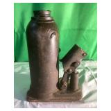 Vintage Cast Iron Hydraulic Bottle Jack