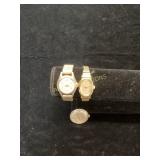 Three Gold-Tone Timex Watches