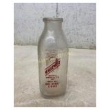 Montgomery Dairy Glass Milk Bottle, 1 Quart