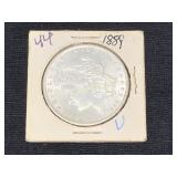 1889 Morgan Silver Dollar, 90% Silver