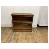 Two-Tier Barrister Bookcase With Glass Front