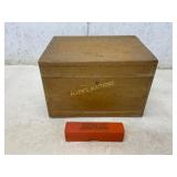 Wooden Storage Box and Western Auto Impact Driver