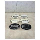 6 Thomasville Motor Cars Metal Signs