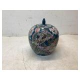 Chinese Porcelain Jar with Floral and Bird Motif