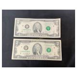 Two $2 Bills, 2019 Series