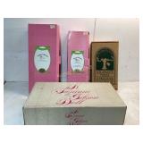 Four Collector Dolls with Boxes