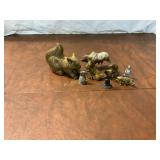 8 Decorative Animal and Figurine Sculptures