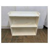 Painted Wooden Three-Shelf Bookcase