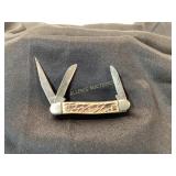 Colonial Three-Blade Pocket Knife with Textured Ha