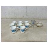 10-Piece Ceramic Tea and Coffee Set