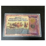 Americaï¿½s First Silver Penny and Racketeer Gold Ni