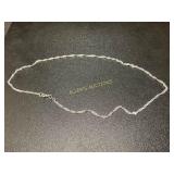Sterling Silver Necklace Marked 925