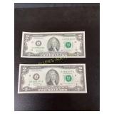 $2 Bills, 2017A Series, Crisp Condition