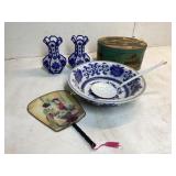 Blue and White Ceramics and Accessories