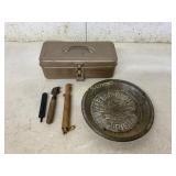 Metal Tool Box with Tools and Mrs. Smithï¿½s Metal