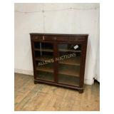 Wooden Display Cabinet With Glass Doors