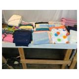 Fabric Yardage in Various Colors and Patterns