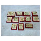 12 Framed Illustrated Tiles