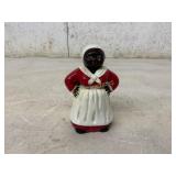 Painted Cast Iron Figural Bank