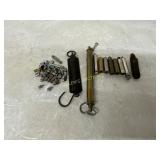 Scales, Tire Valve Caps, and Tools