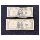 1935 Series F and D $1 Silver Certificates
