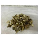 100 Brass-Finished 3-Inch Hinges