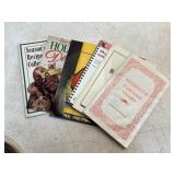 Vintage Cookbook Collection with 1950s Magazine