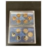 2 United States Mint State Quarter Sets