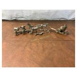 13 Metal Animal Figurines