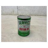Full Service Motor Oil Quart Can