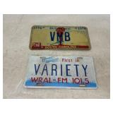 Vintage License Plates