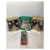 4 Mattel Barbie Holiday Dolls