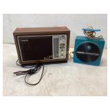 Sony AM/FM Radio and Panasonic 8-Track Player