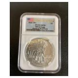 2025-W Silver Eagle Dollar, PCGS MS70