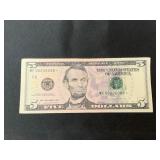 2013 Series $5 Star Note